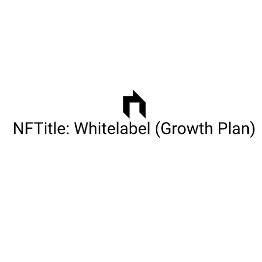 NFTitle: Whitelabel (GROWTH PLAN) - One Time Fee