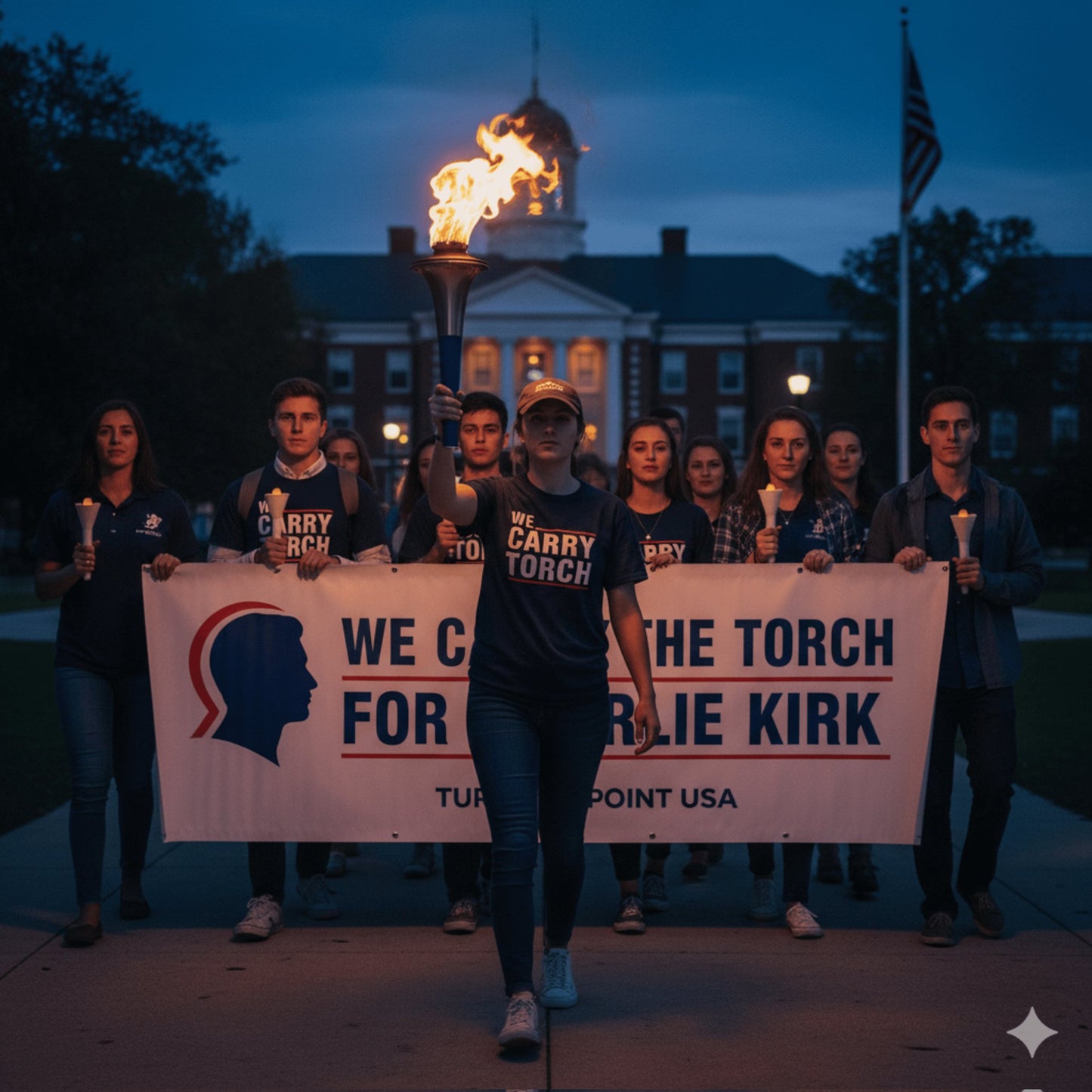 We Carry The Torch for Charlie Kirk MP3 Track