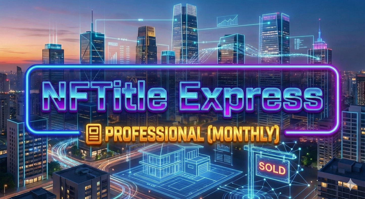 NFTitle Express: PROFESSIONAL (MONTHLY)