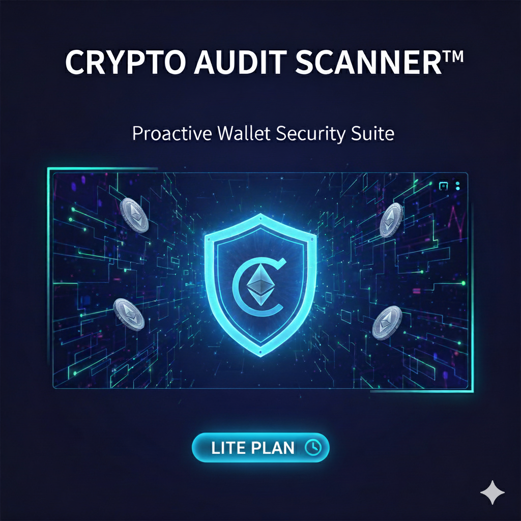 Crypto Audit Scanner™ [v2.0] - Proactive Wallet Security Suite: Lite Plan (75% Off)
