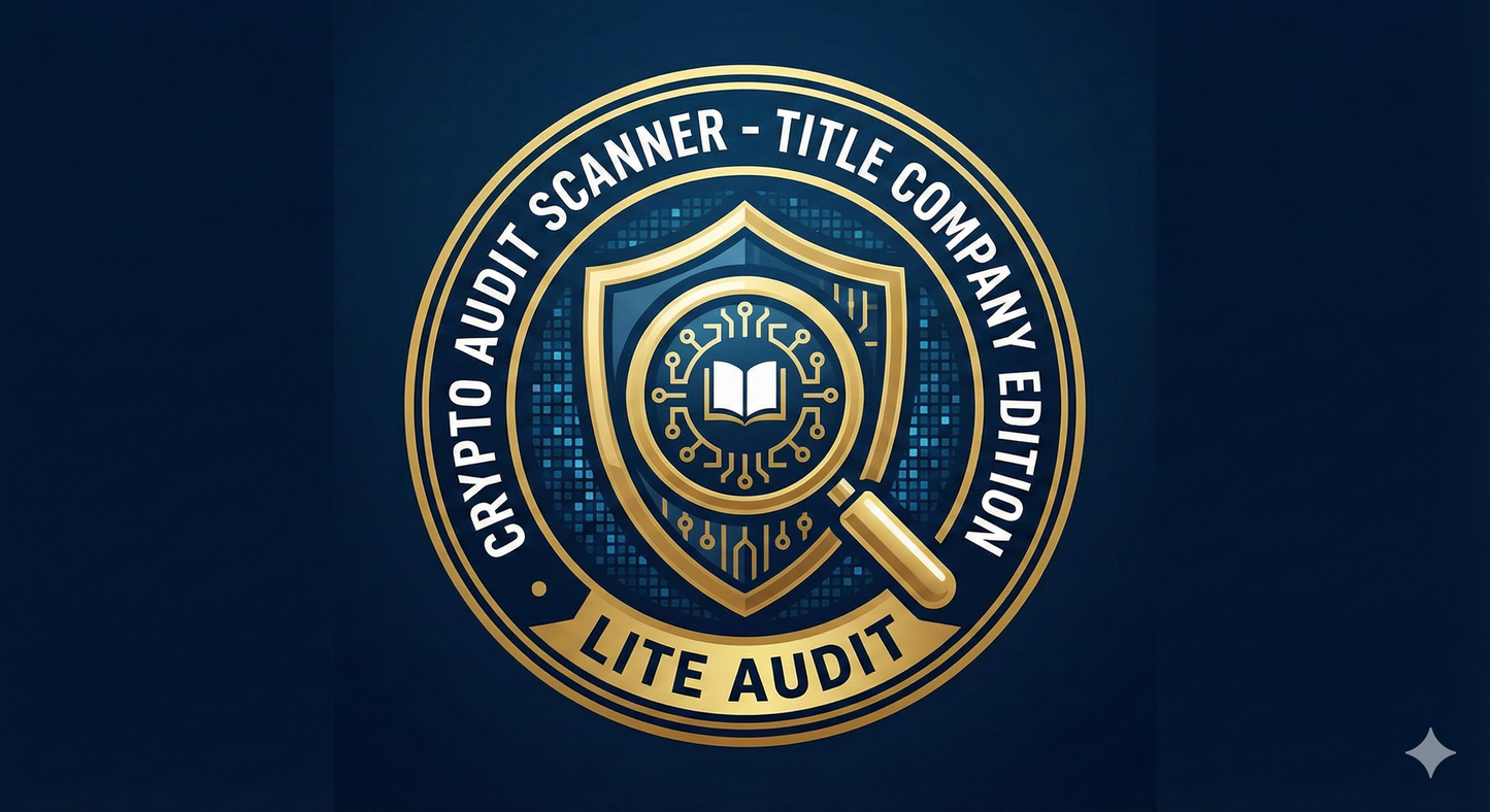 Crypto Audit Scanner - Title Company Edition | Lite Audit