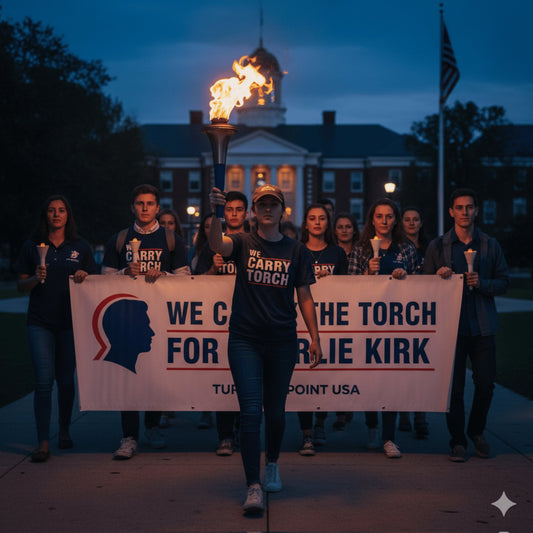 We Carry The Torch for Charlie Kirk MP3 Track