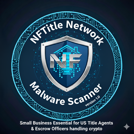NFTitle Network On-Chain Due Diligence Tool [Title & Escrow] - AML & Risk Scan - Small Business License